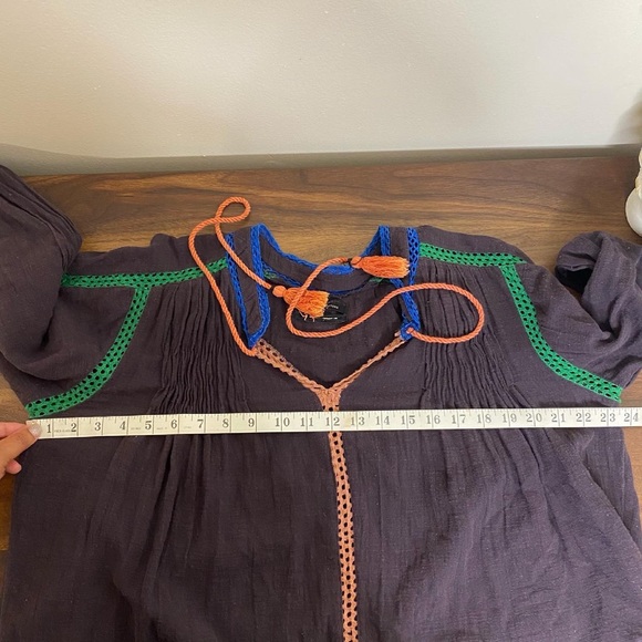 Urban Outfitters • Rainbow • Boho • Peasant Sleeve - Picture 8 of 11